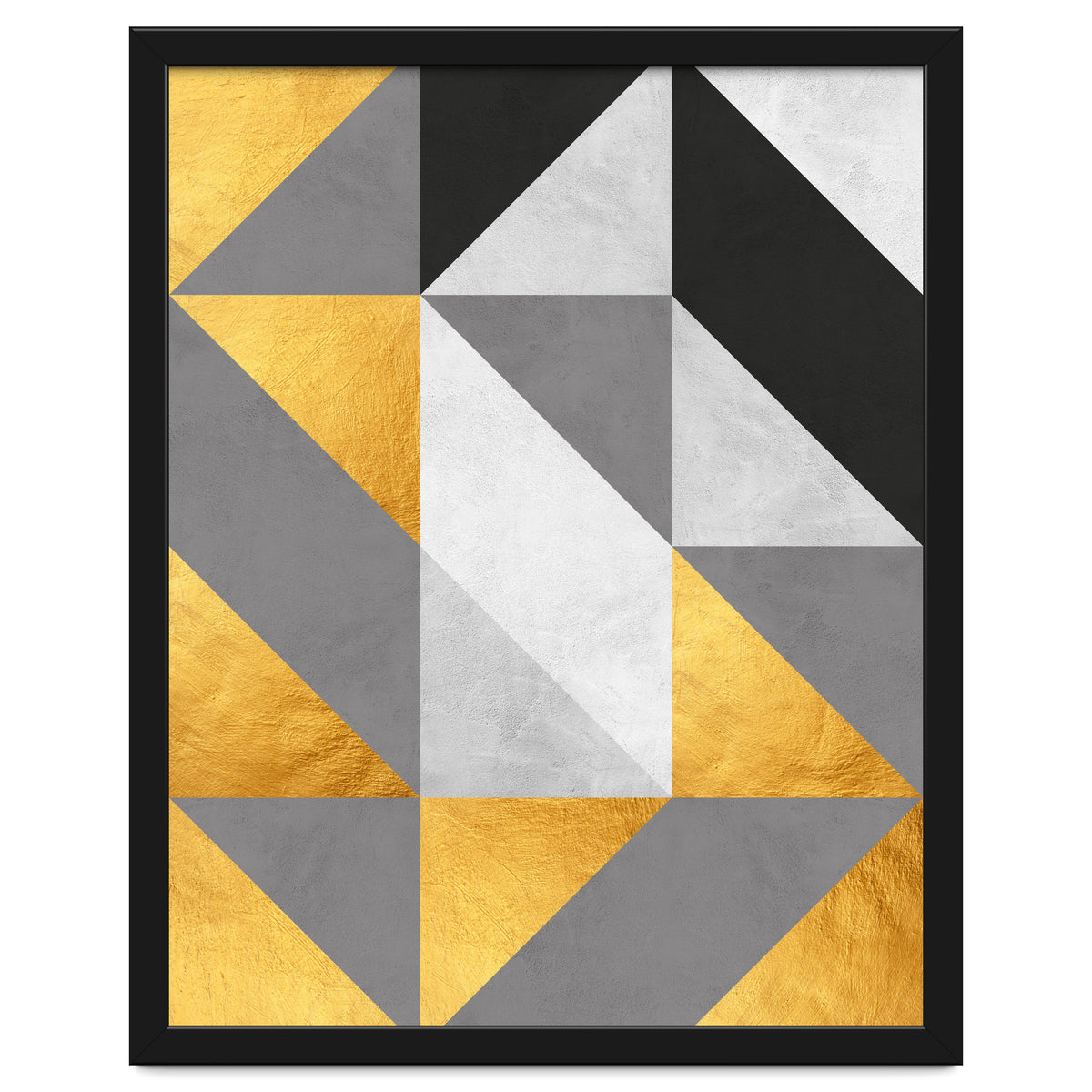 Gray and Gold Composition IV