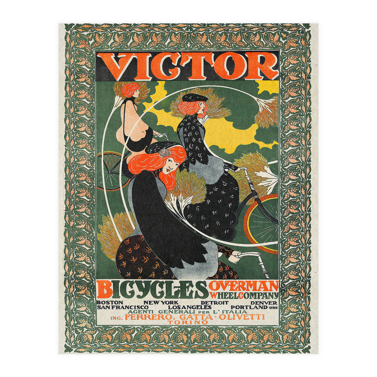 Victor Bicycles Advertisment (Print Only)
