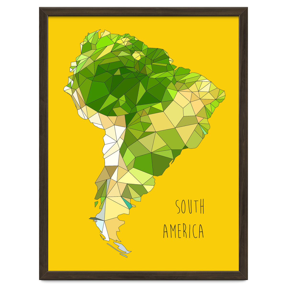 SOUTH AMERICA – Yellow
