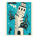 TAROT CARD CAT: THE TOWER (Print Only) thumbnail