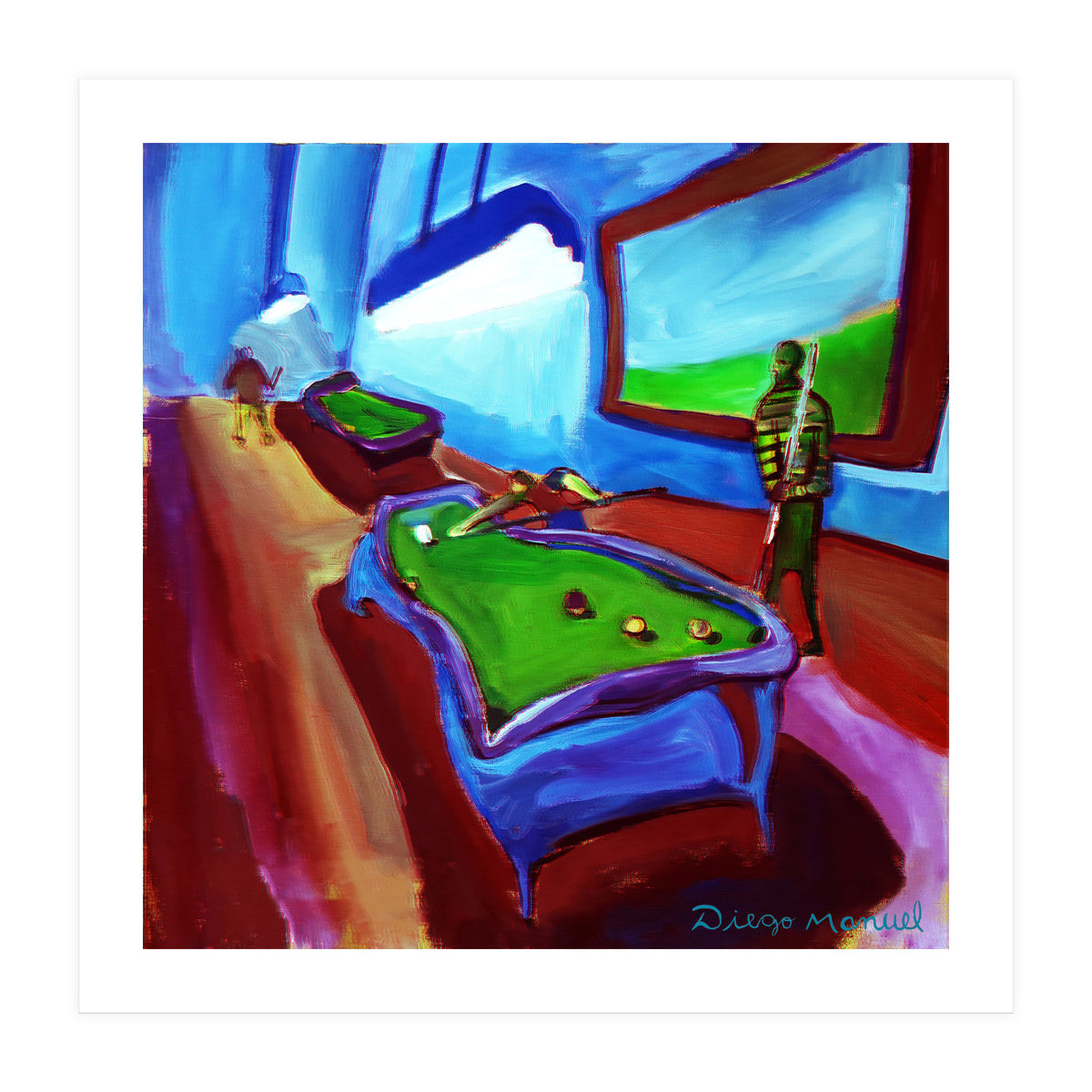 Noche De Pool 3 2 (Print Only)