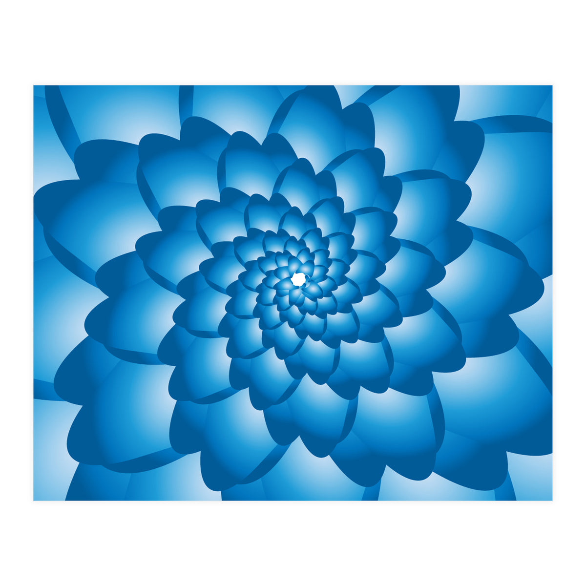 Flower Swirl Pattern (Print Only)