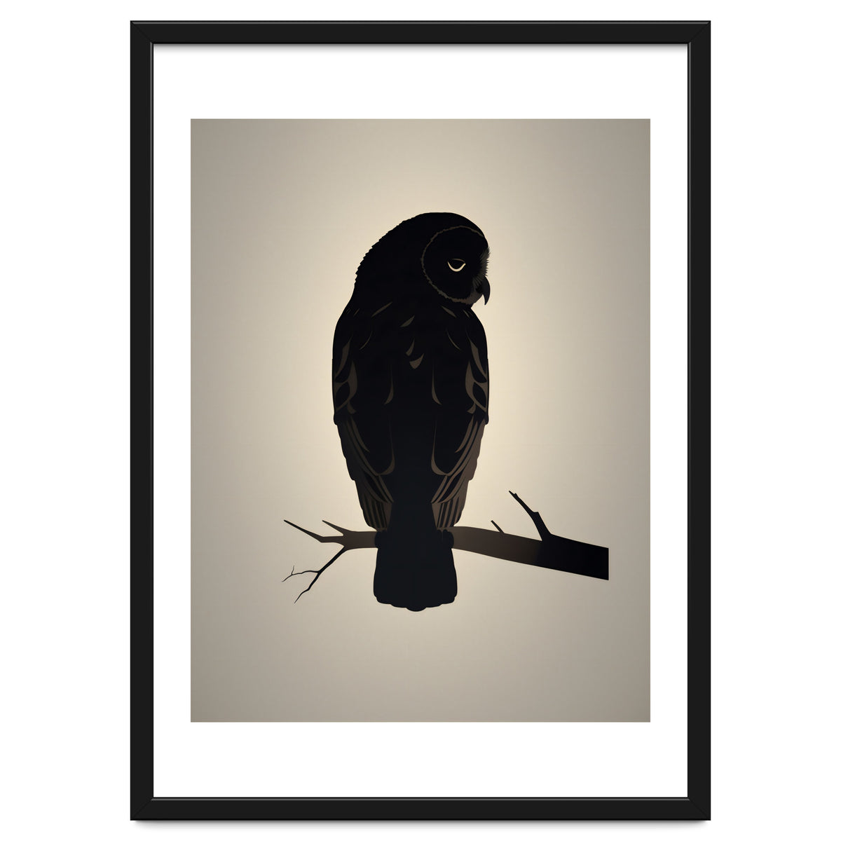 Owl Minimalist Picture