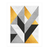 Gray and Gold Composition III (Print Only) thumbnail