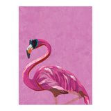 Pink Flamingo Wearing Glasses (Print Only) thumbnail