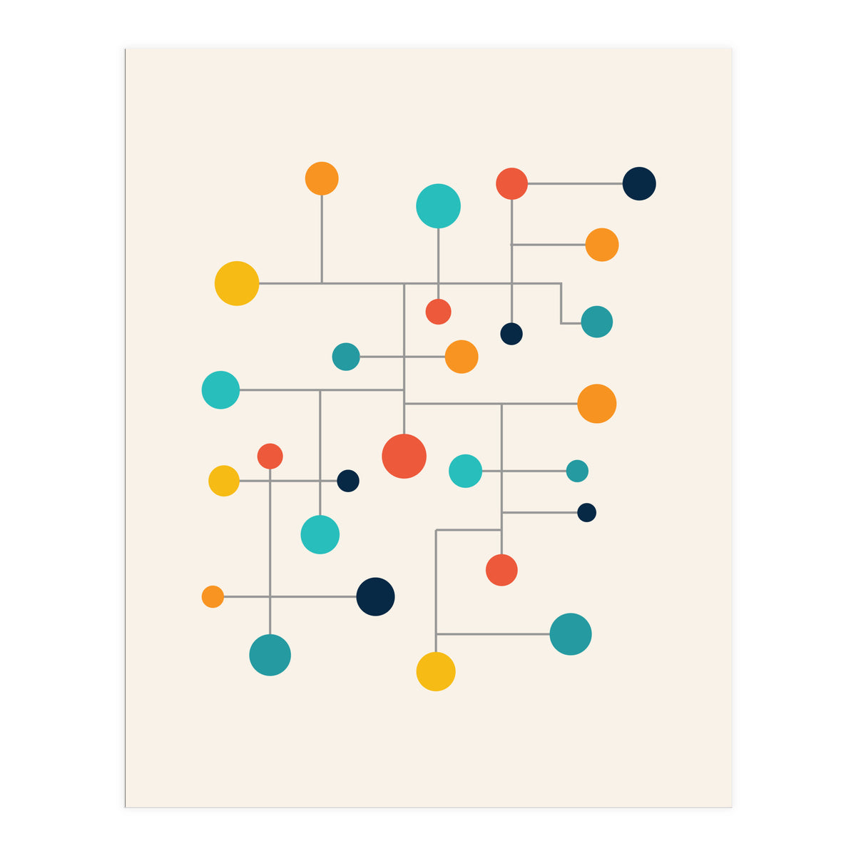 Mid Century Modern Geometry 015 (Print Only)