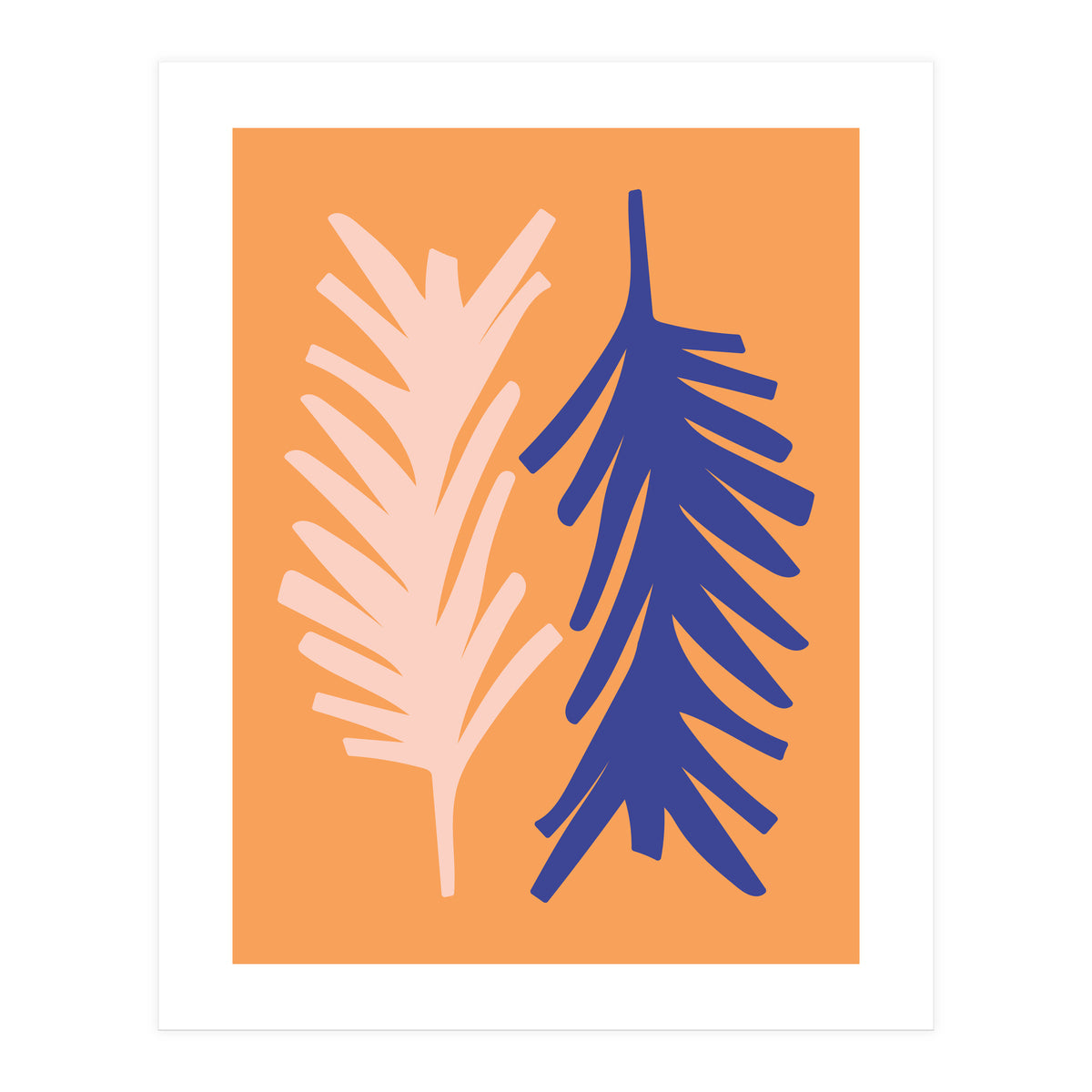 Abstract Leaves Art (Print Only)