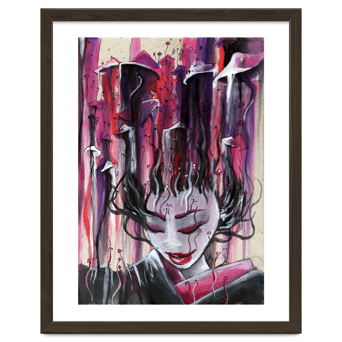 Geisha in Mushrooms: The Surrealistic Concubine