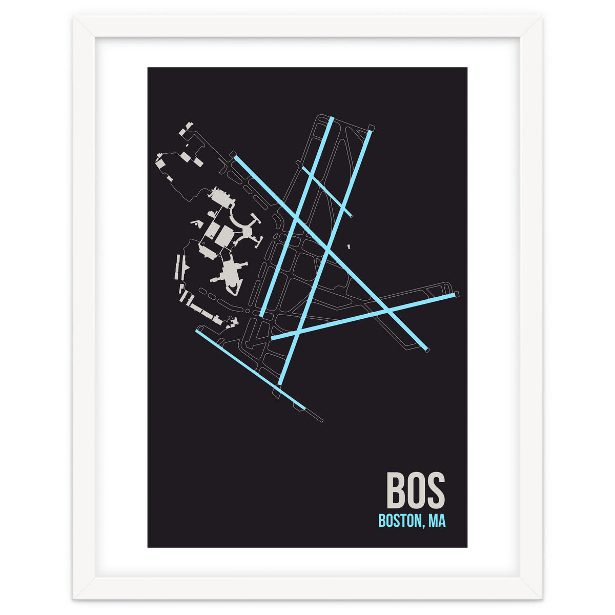 Boston Airport Layout