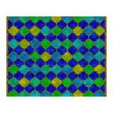 Ocean Breeze - Watercolor Moroccan Lattice (Print Only) thumbnail