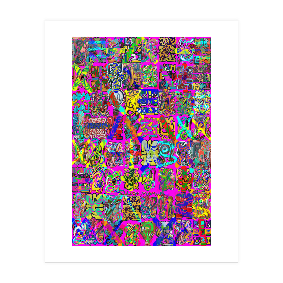 Graffitis 2021 Tapiz 106 (Print Only)