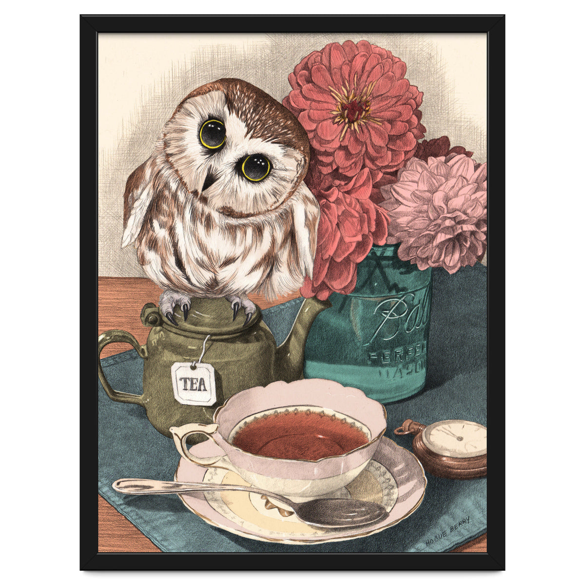 Sweet Little Tea Owl