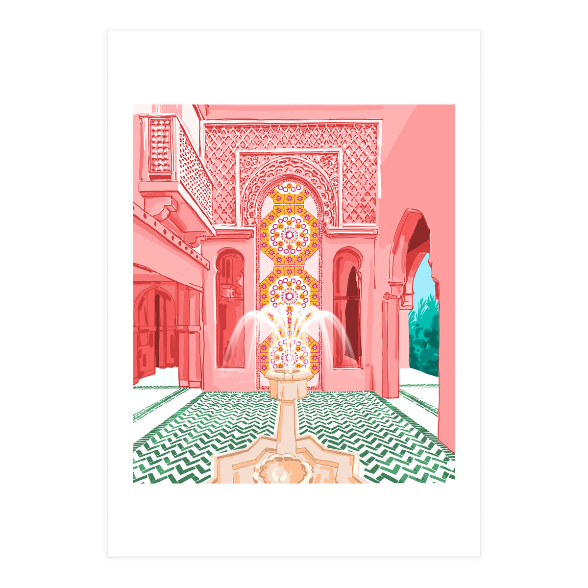 The Blush Palace (Print Only)