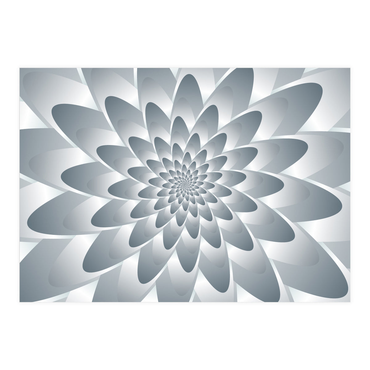 Swirl Flower Pattern  (Print Only)