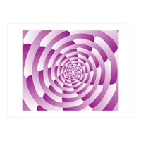 Abstract Pink Spiral (Print Only)