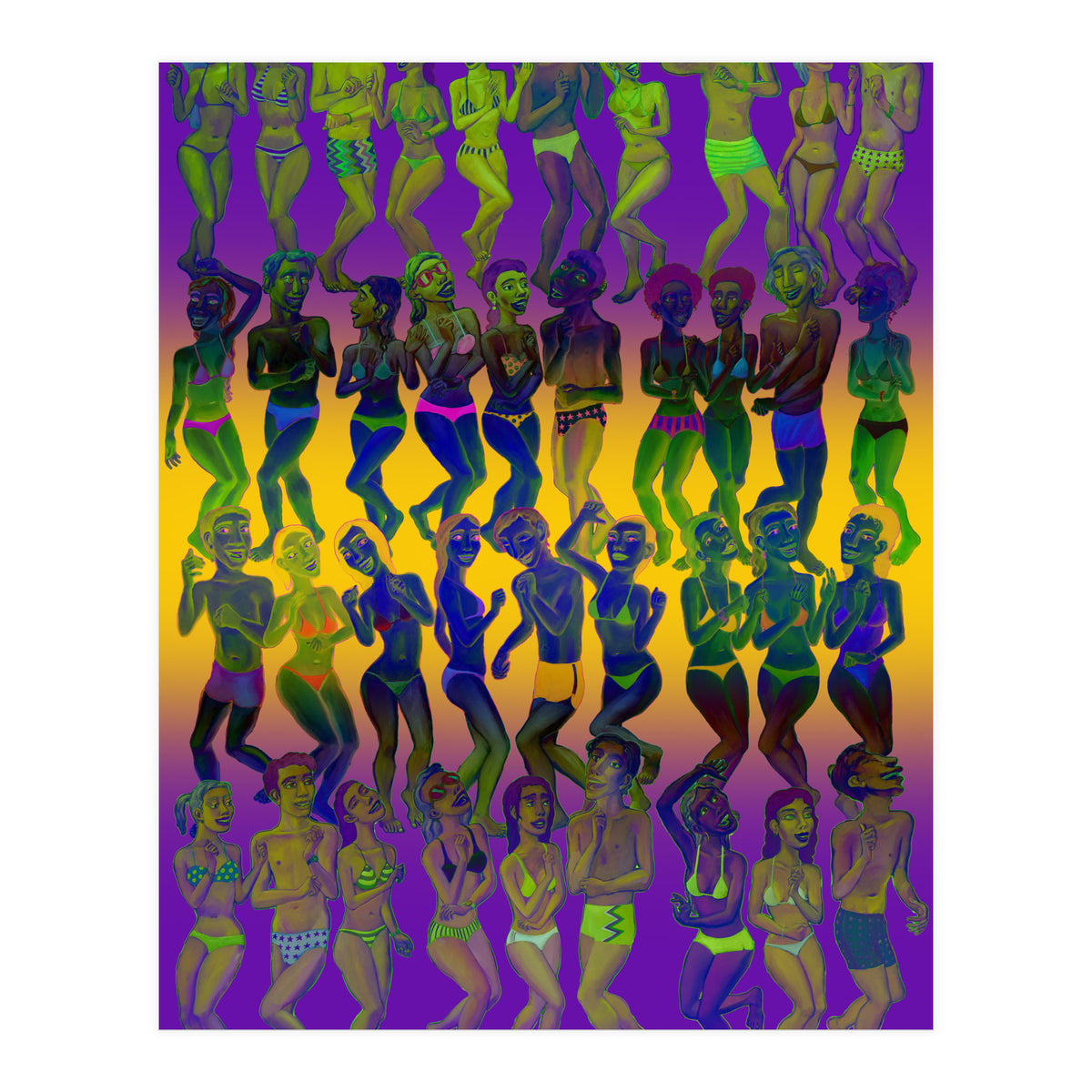 Bailando En La Playa 3 (Print Only)