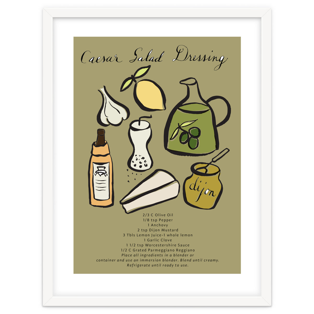 Caesar Salad Dressing Recipe
