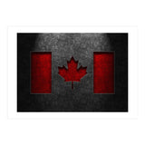 Canadian Flag Stone Texture (Print Only) thumbnail