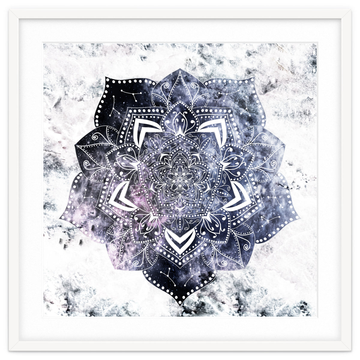 Cancer Constellation Mandala