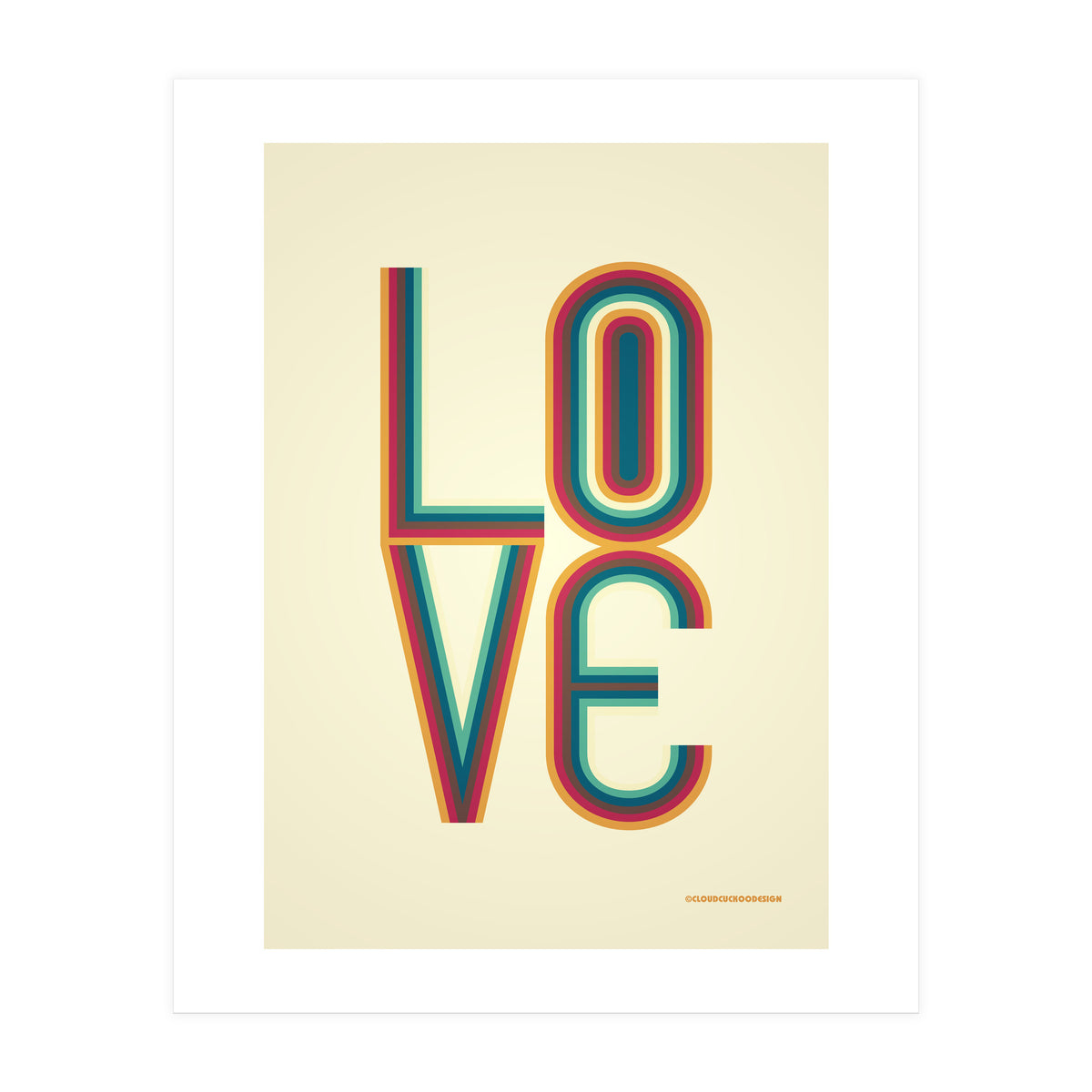 1970s Retro Love (Print Only)