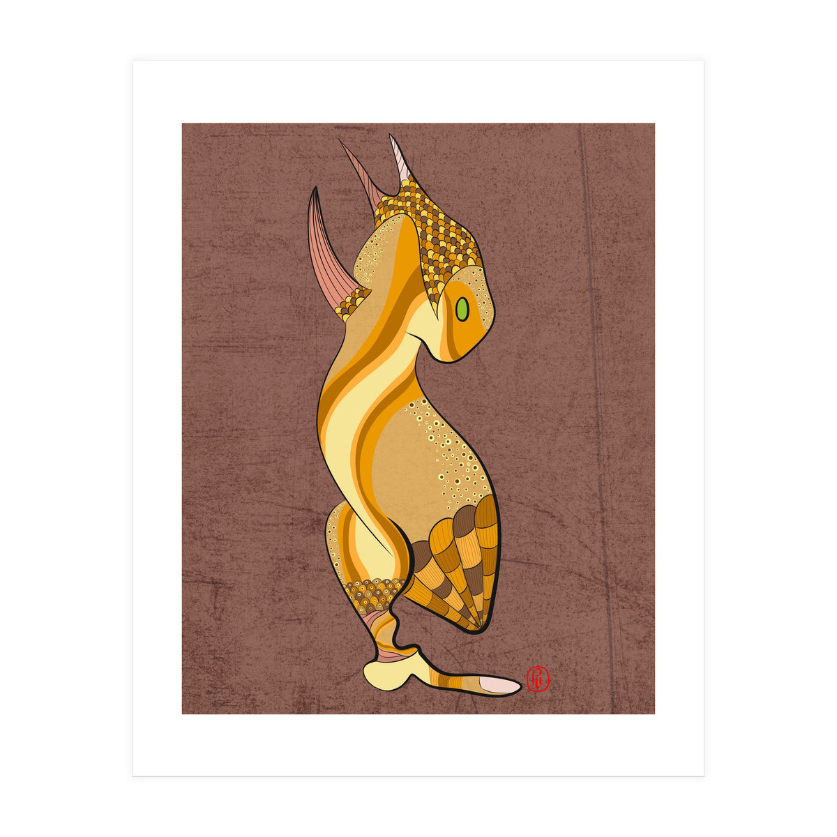 Horned Beast (Print Only)