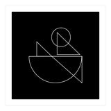 Fisherman | abstract minimal (Print Only) thumbnail