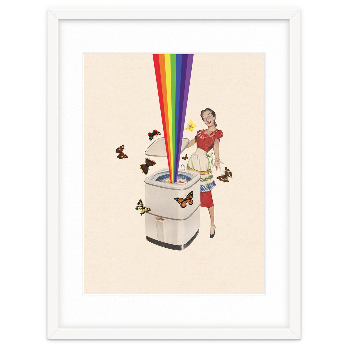 Rainbow Washing Machine