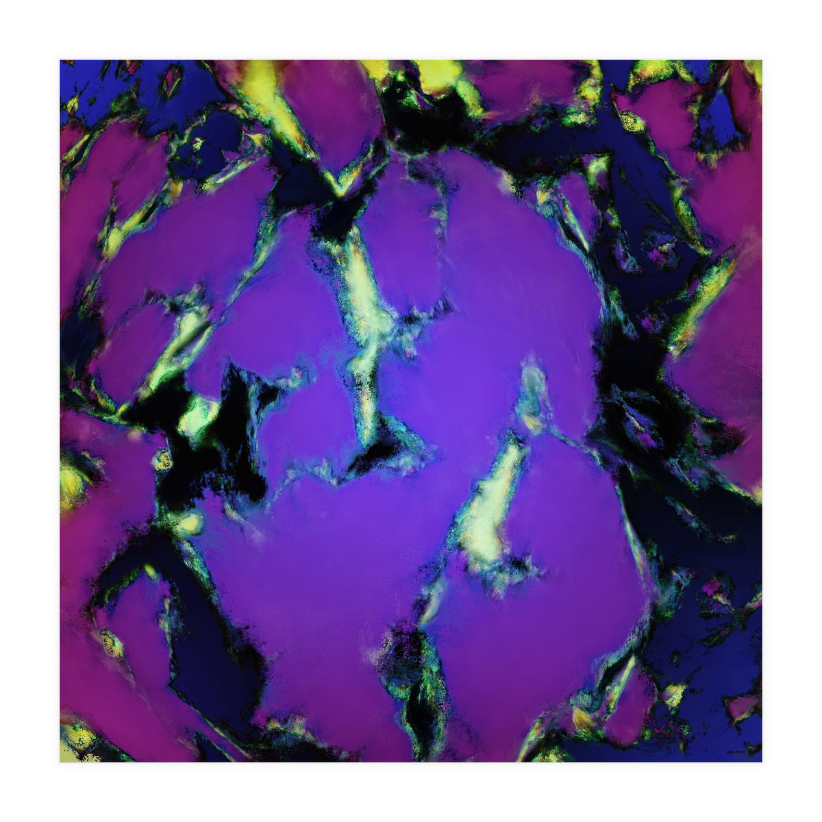 Soft Blue Shatter (Print Only)