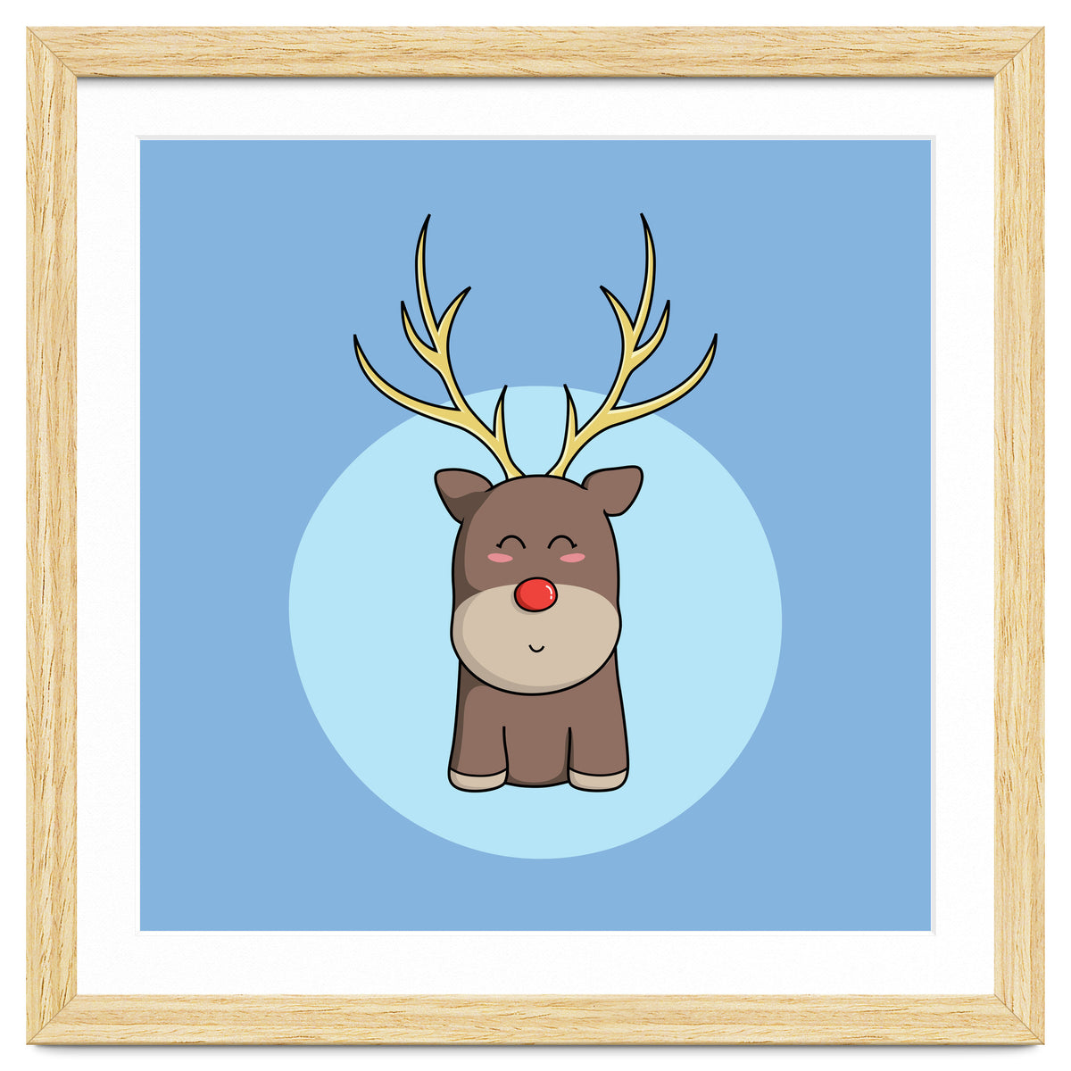 Kawaii Cute Christmas Reindeer