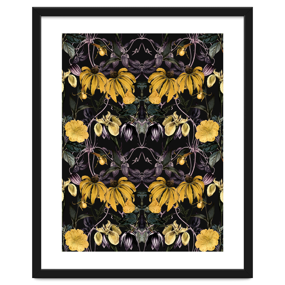 Nocturnal botanical garden kaleidoscope