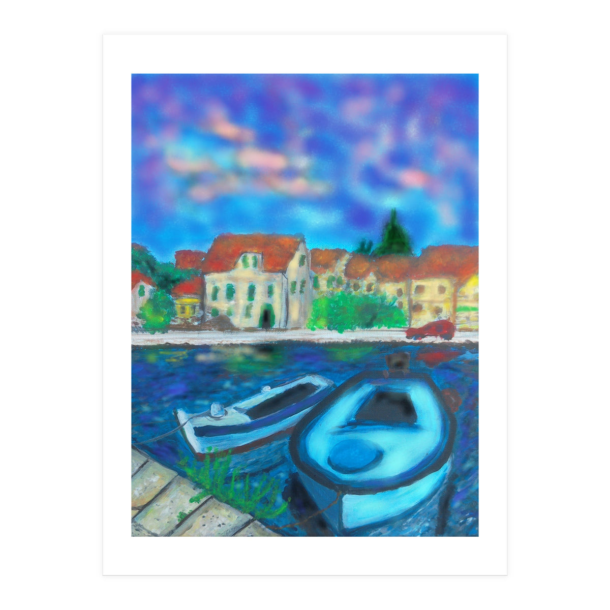 Two Boats in Vrboska (Print Only)