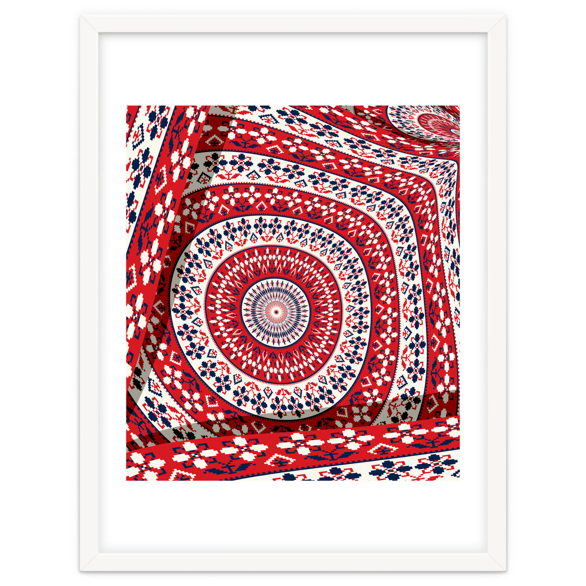 Romanian embroidery background 6