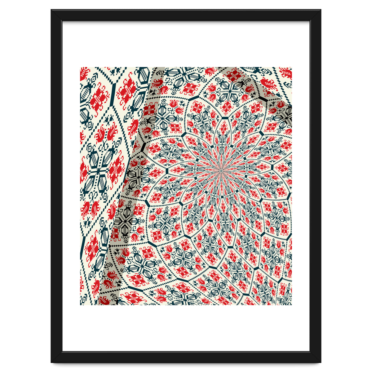 Romanian embroidery background 3