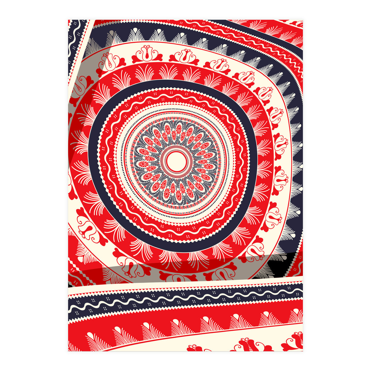 Romanian embroidery background 10 (Print Only)