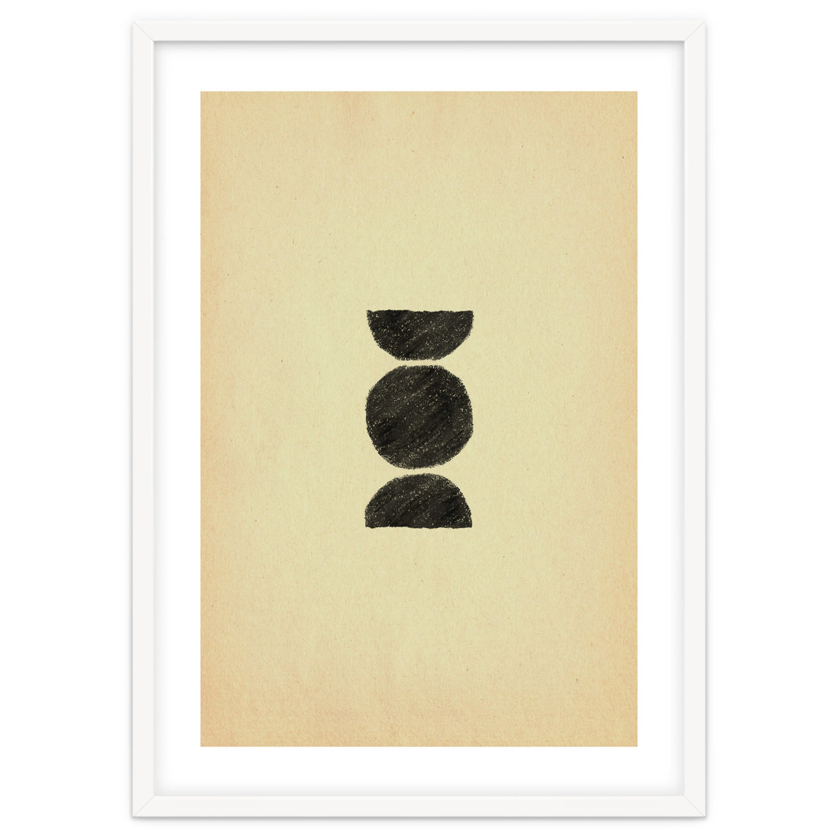 Abstract mid-century modern shapes