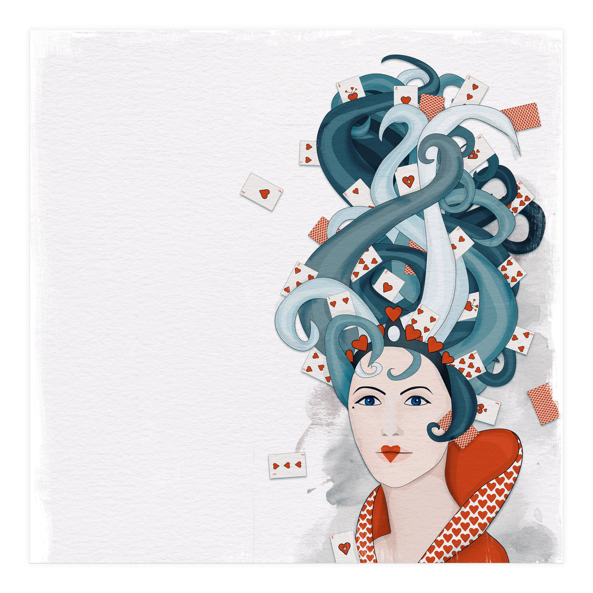 Rococo: Queen of hearts (Print Only)