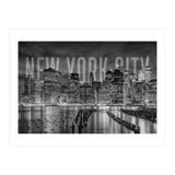 NEW YORK CITY Skyline | Monochrome (Print Only) thumbnail