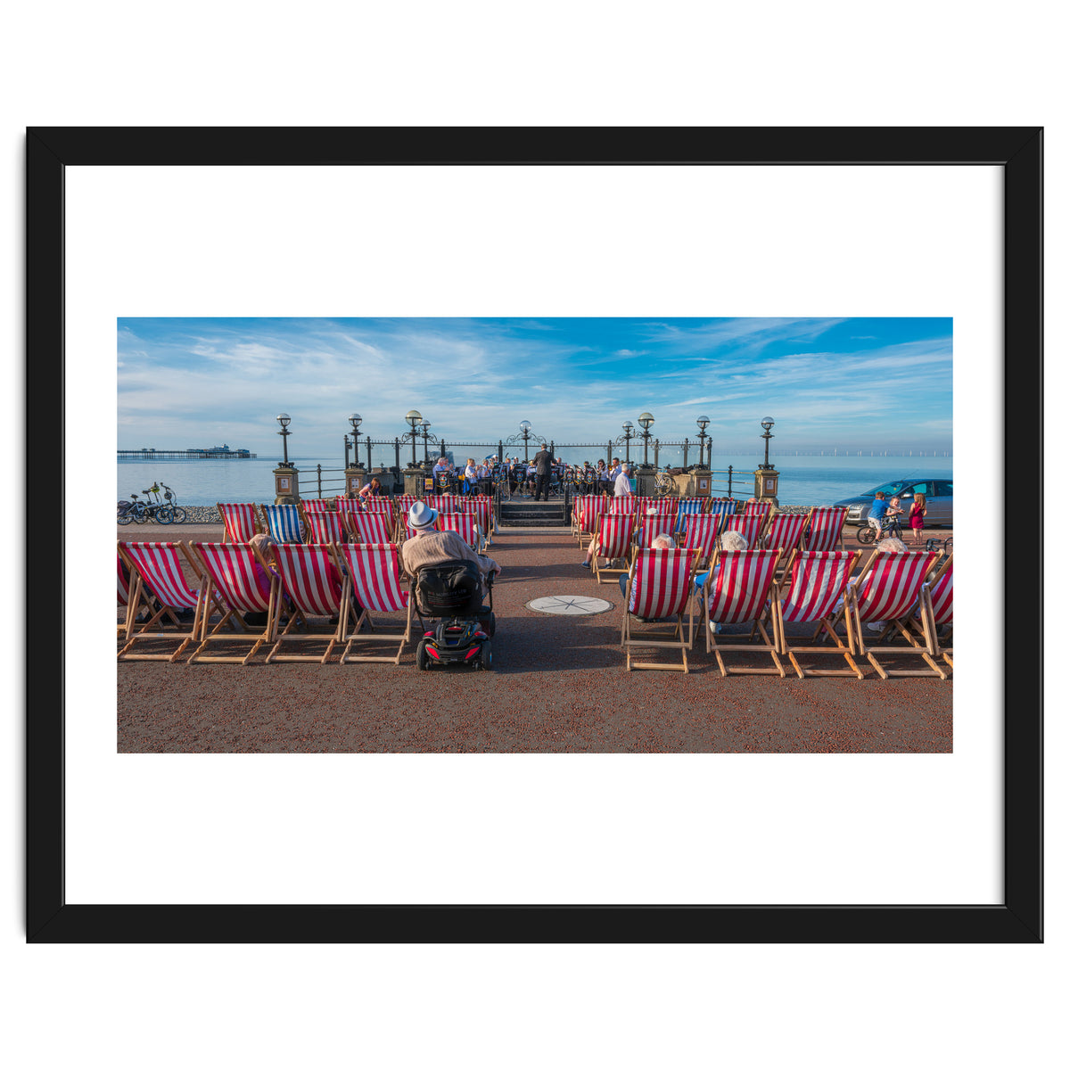 Llandudno Band Stand on a summers evening