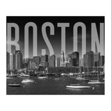 BOSTON Skyline | Monochrome (Print Only) thumbnail