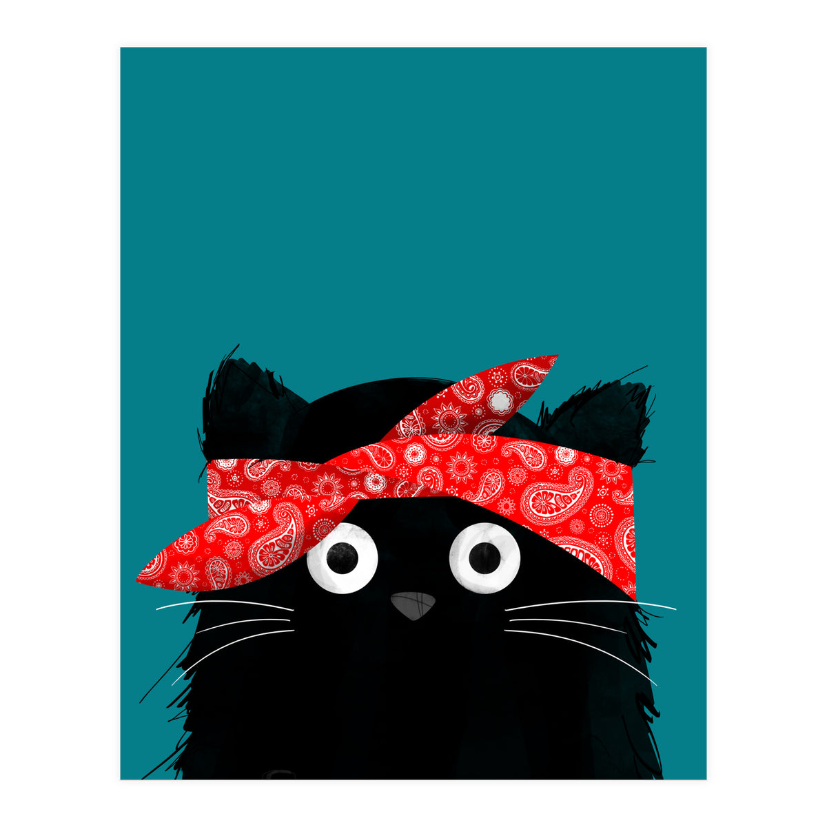 Doozal Cat Tupac (Print Only)