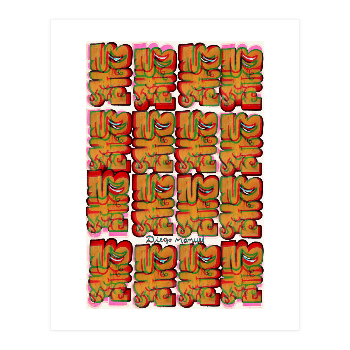 Graffitis 2021 Tapiz 130 (Print Only)