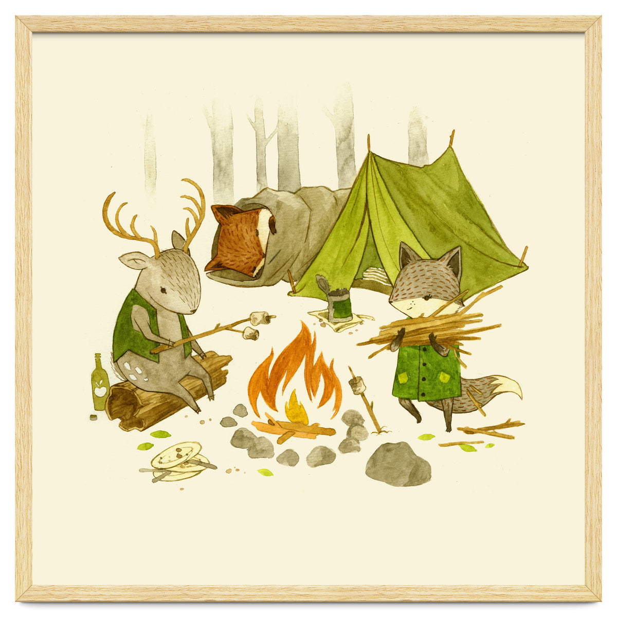 Camping In The Woods