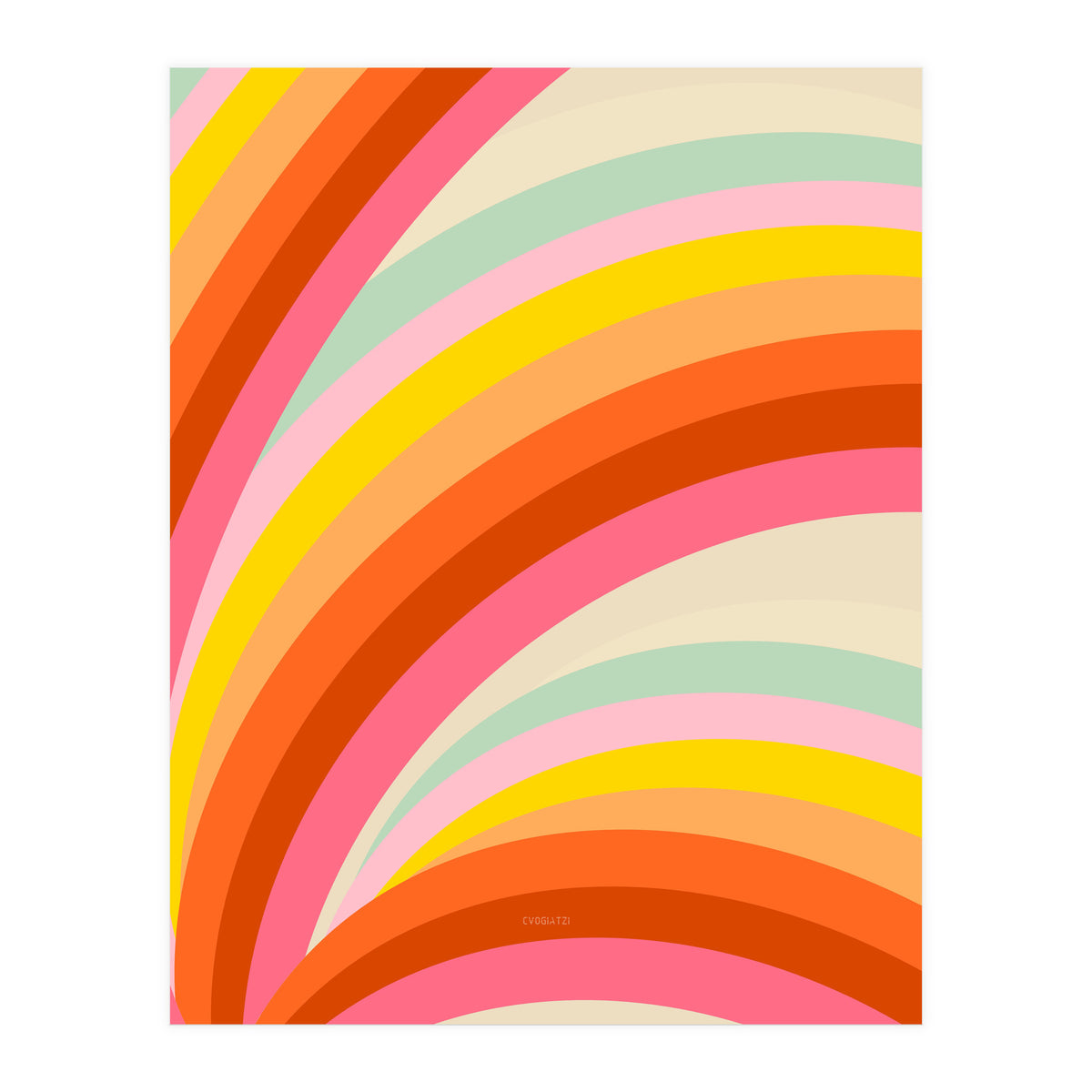 Happy Color Sunlights  (Print Only)