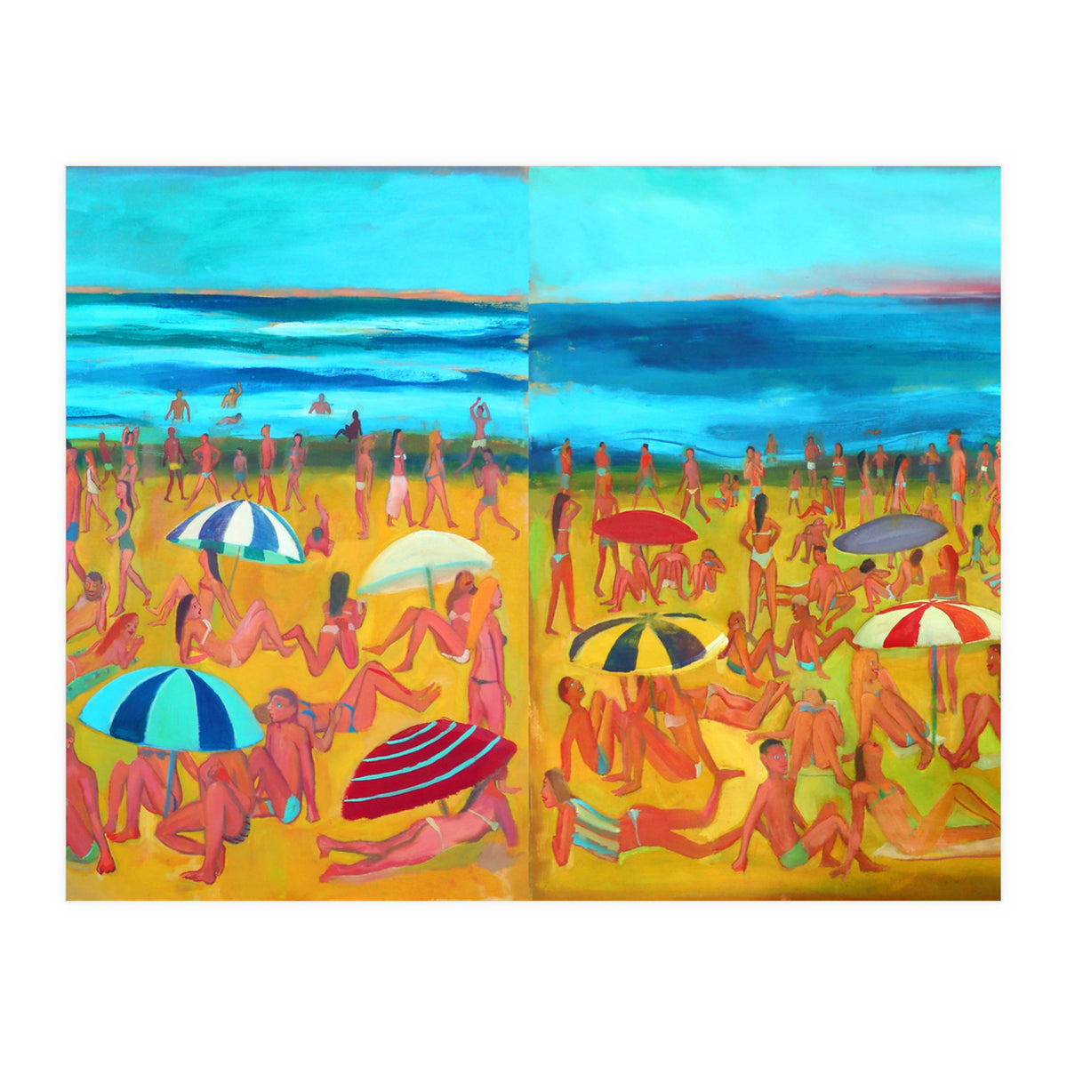 Mar Del Plata Diptico (Print Only)