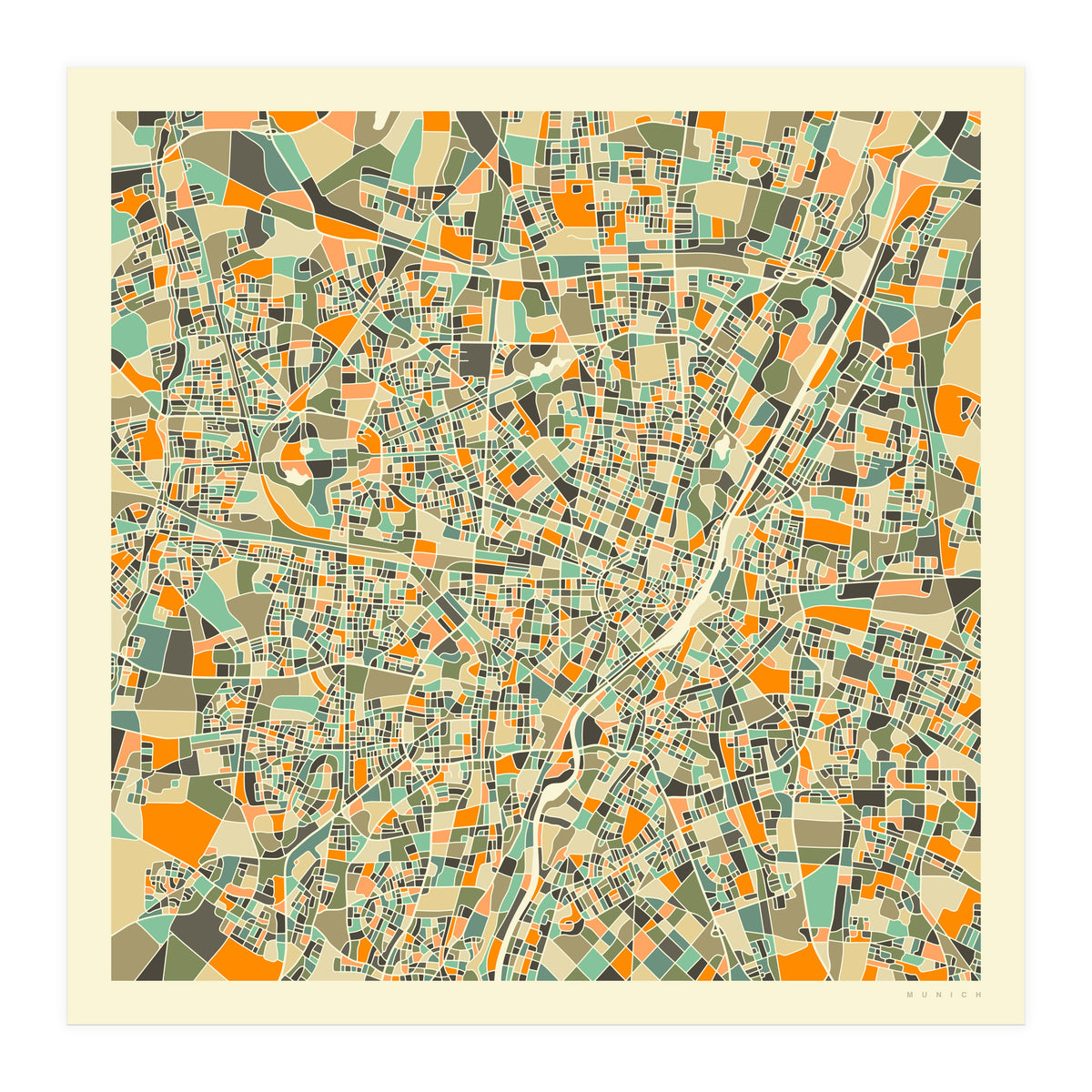 MUNICH MAP (Print Only)