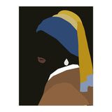 Girl with a Pearl Earring Minimalist (Print Only) thumbnail