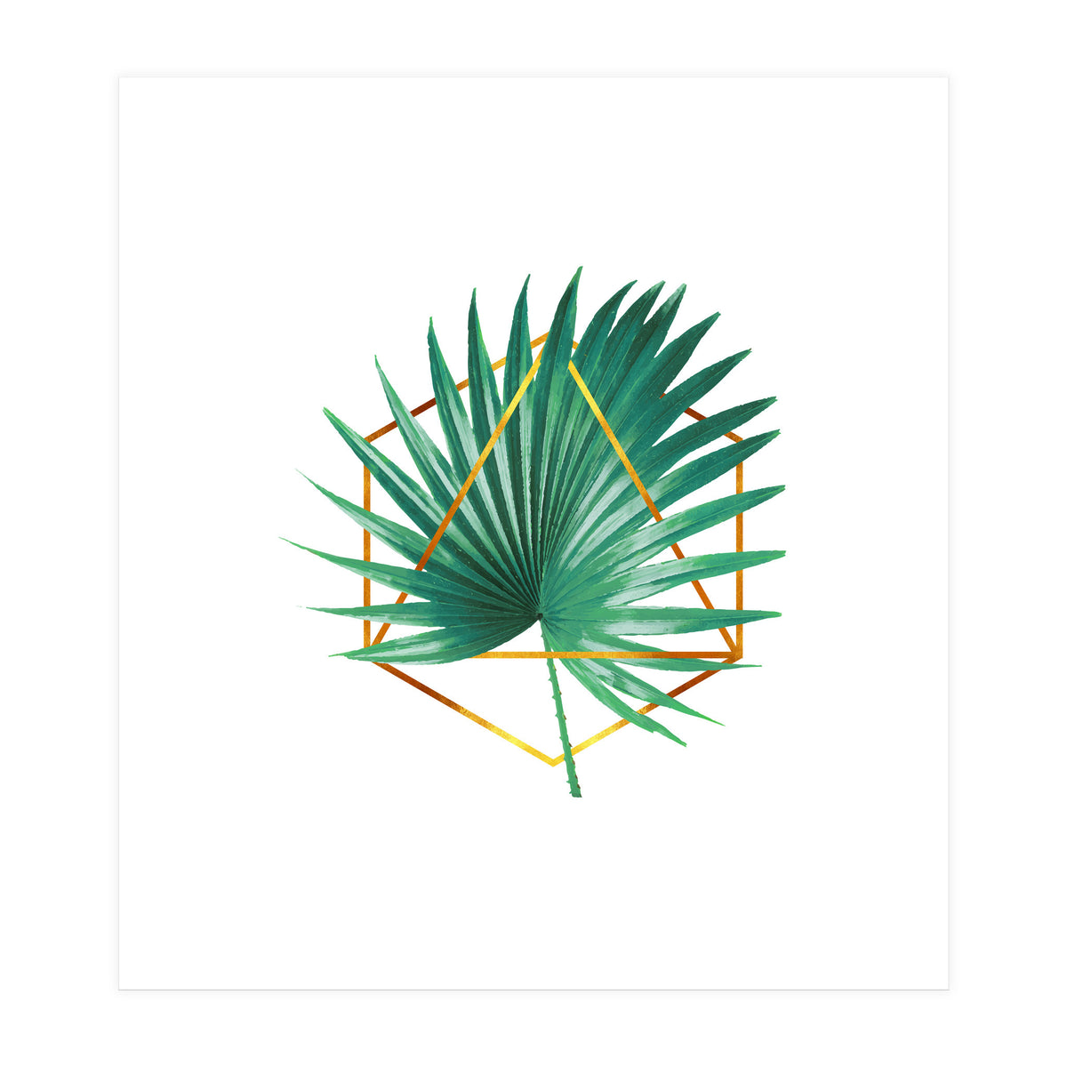 Tropical Palm Leaf 01 (Print Only)