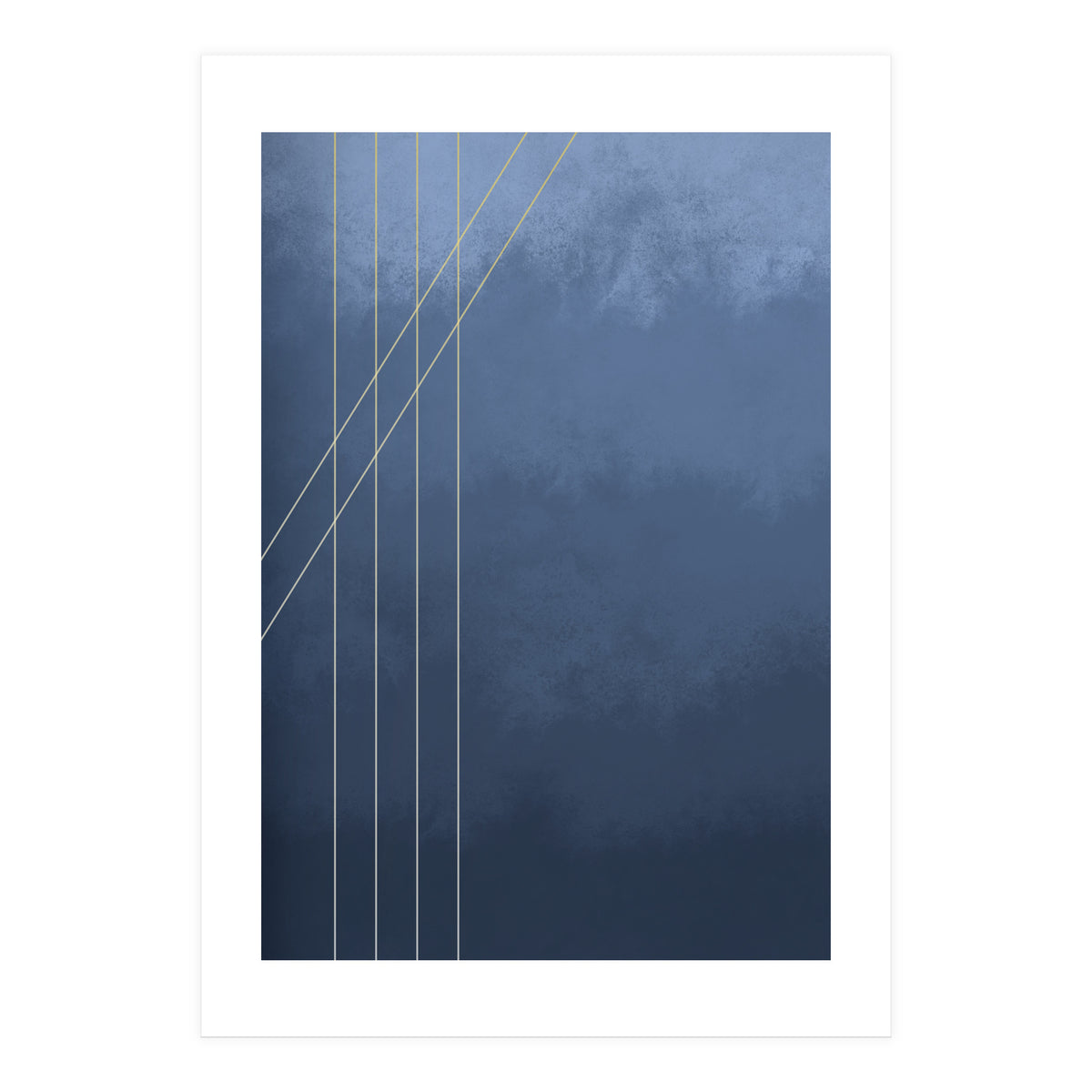 Moods In Blue Gray (Print Only)