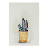 Cactus in yellow pot (Print Only) thumbnail