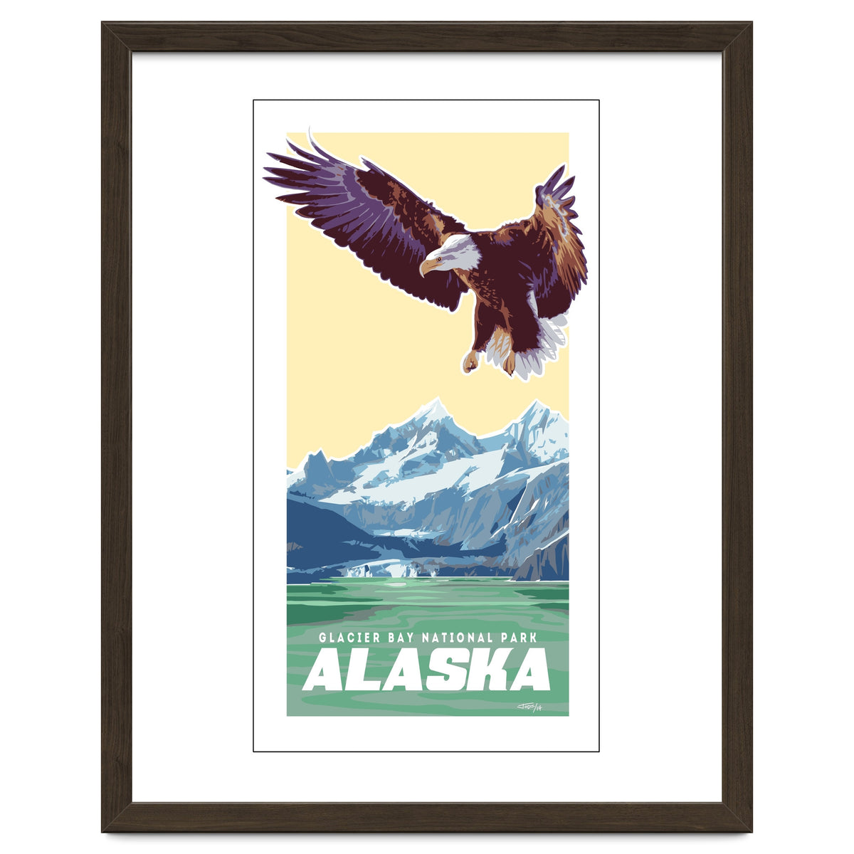 Alaskan Eagle Poster